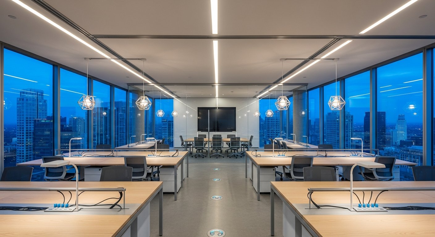 Commercial electrical fit-out project completed in Leeds city centre office